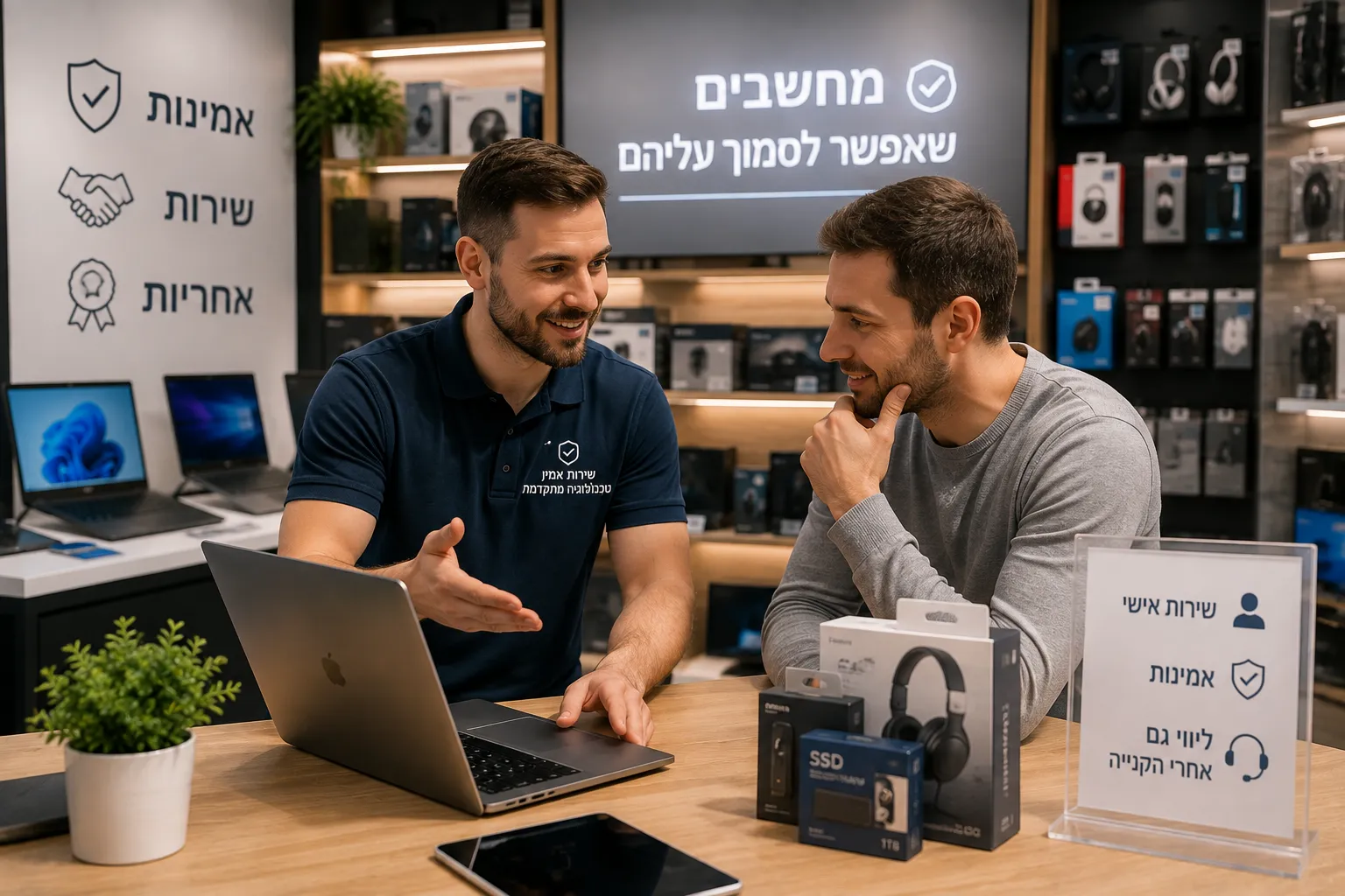 למה אנשים מוכנים לשלם יותר בחנות מחשבים אמינה