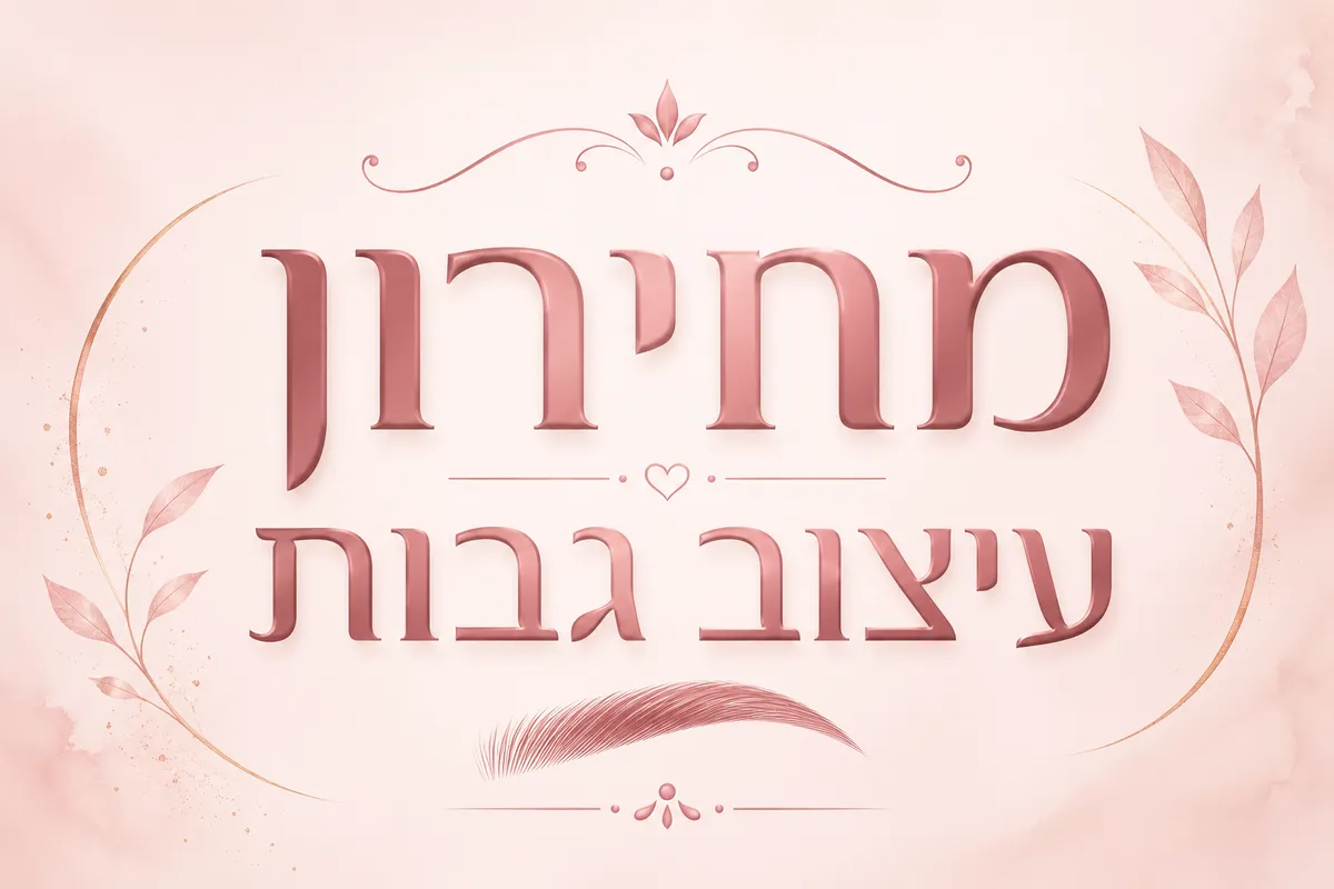 עיצוב גבות