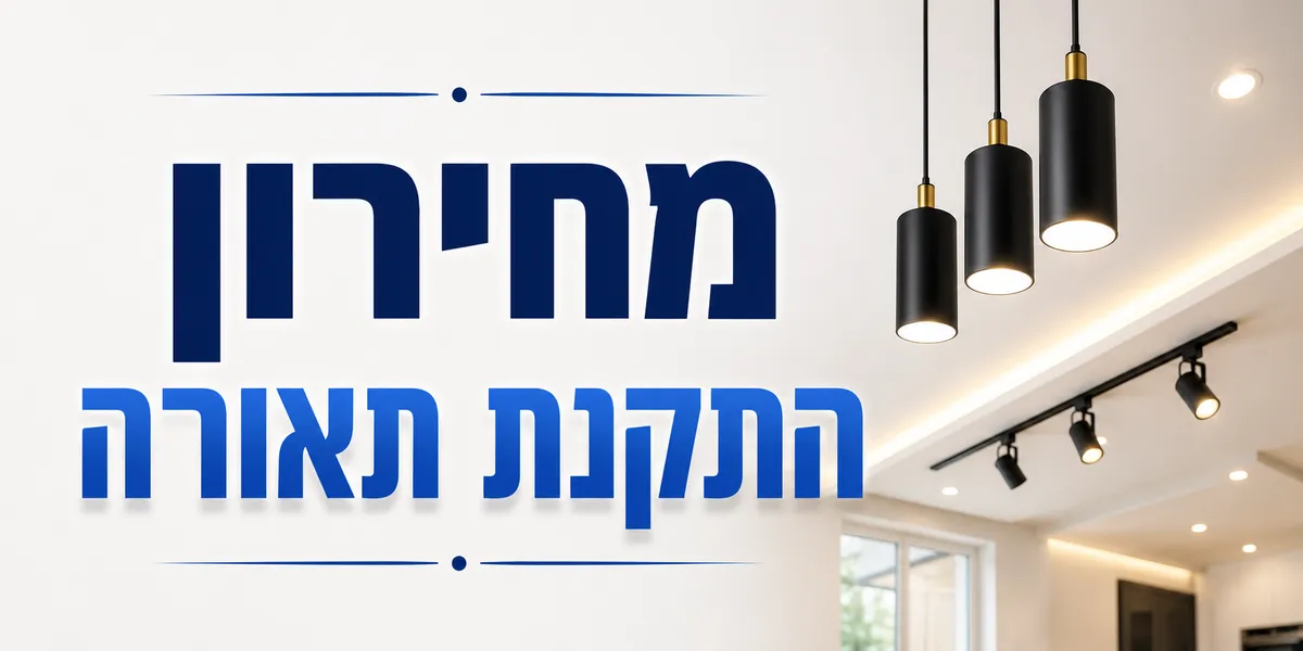 התקנת תאורה