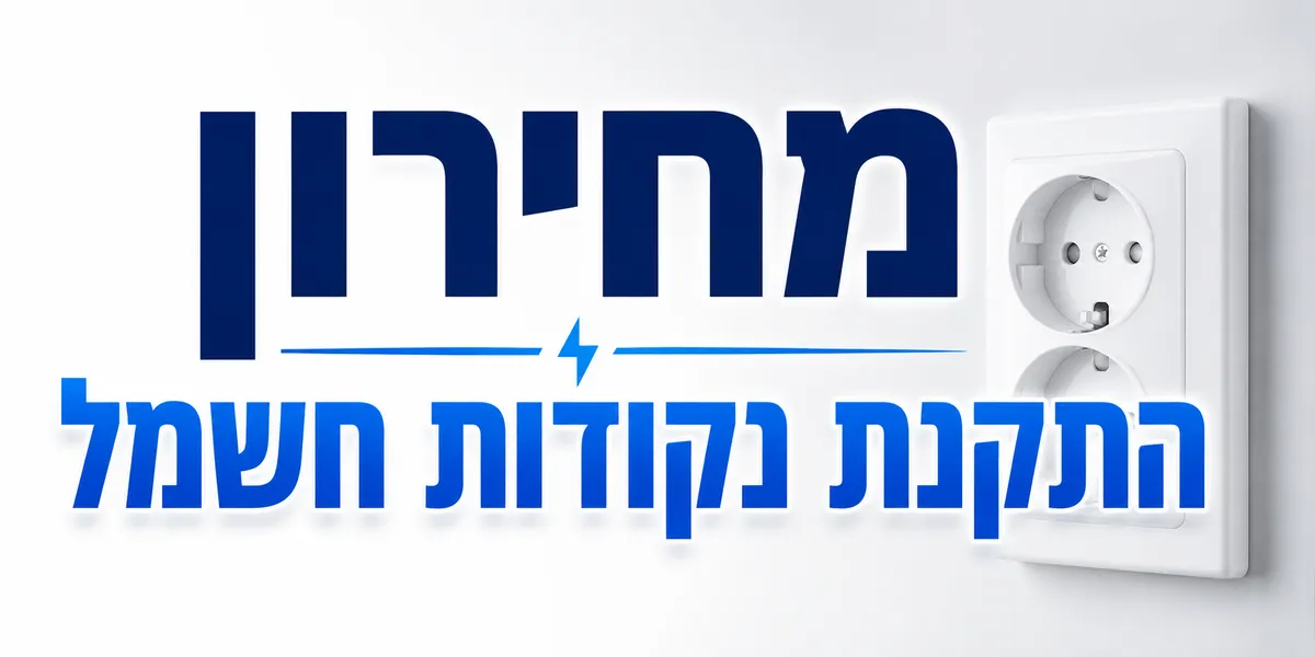 התקנת נקודות חשמל